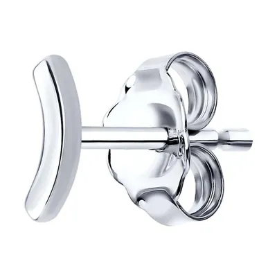 Серьга из серебра из серебро