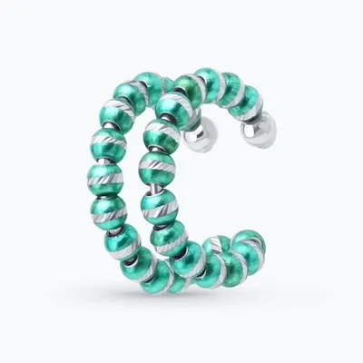 Серьга из серебра из серебро