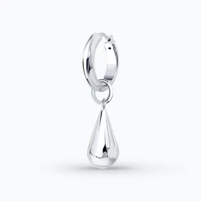 Серьга из серебра из серебро