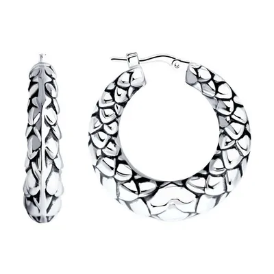 Серьги из серебра из серебро