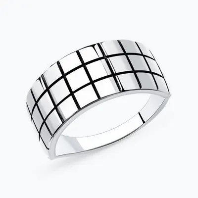 кольцо из серебро