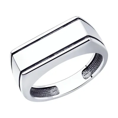 кольцо из серебро