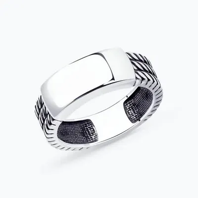 кольцо из серебро