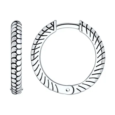 Серьги из серебра из серебро