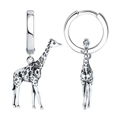 Серьги из серебра из серебро