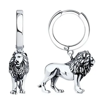 Серьги из серебра из серебро