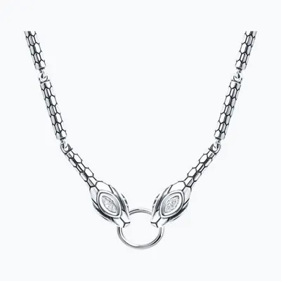 Колье из серебра с фианитами из серебро