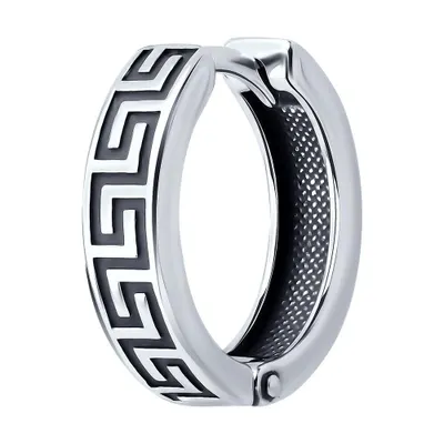 Серьга из серебра из серебро