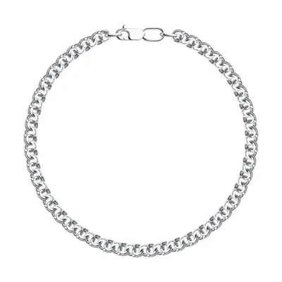 Браслет из серебра с алмазной гранью из серебро