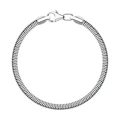 Серебряный браслет для шармов из серебро