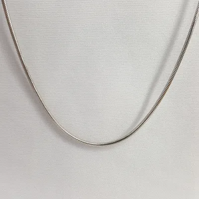 Цепь снейк из серебра из серебро