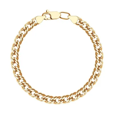 Браслет из золочёного серебра из серебро