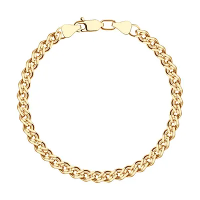 Браслет из золочёного серебра из серебро