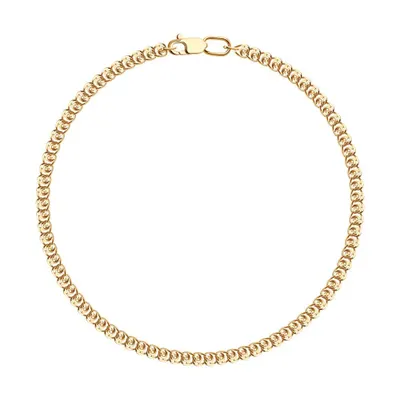 Браслет из золочёного серебра из серебро