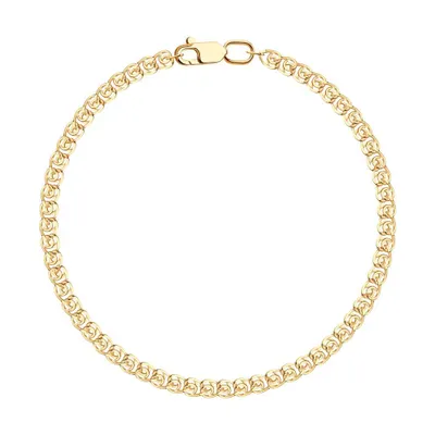 Браслет из золочёного серебра из серебро