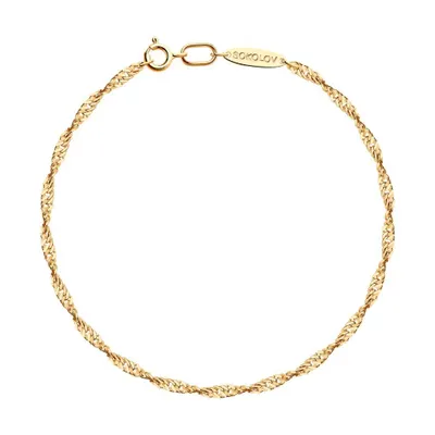 Браслет из золочёного серебра из серебро