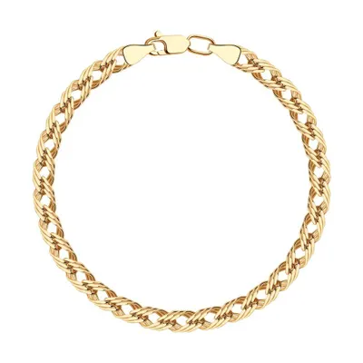 Браслет из золочёного серебра из серебро