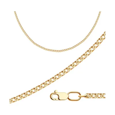Цепь из золочёного серебра из серебро
