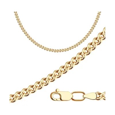 Цепь из золочёного серебра из серебро