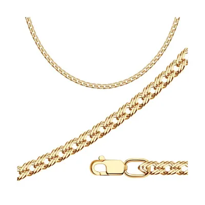 Цепь из золочёного серебра из серебро